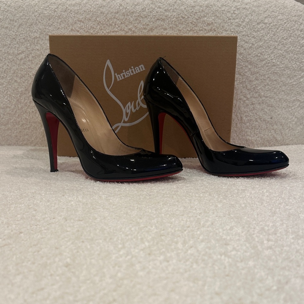 Christian Louboutin Black Décolleté 868 100 Patent Calf